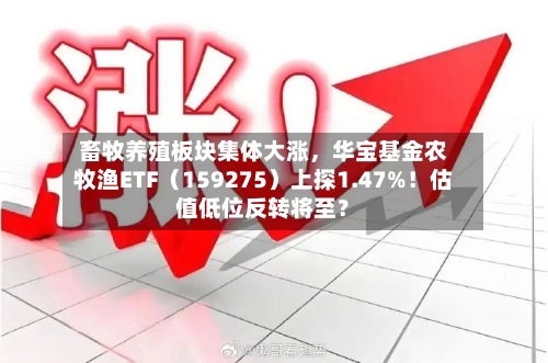畜牧养殖板块集体大涨，华宝基金农牧渔ETF（159275）上探1.47%！估值低位反转将至？